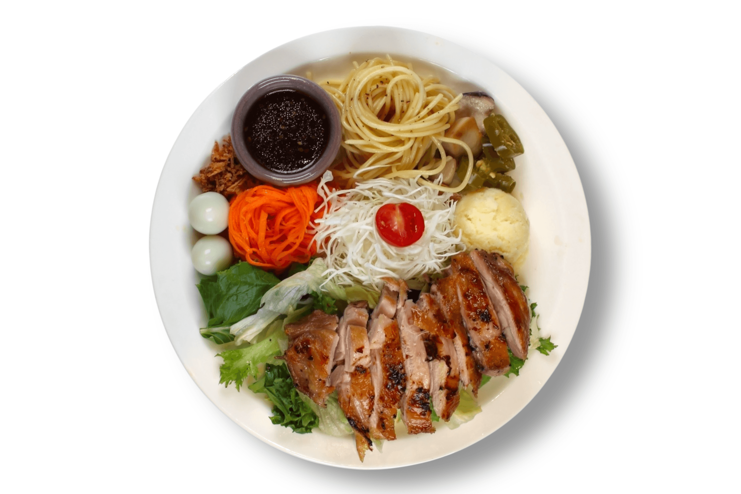 수비드 닭다리살 스테이크 샐러드 - chiken leg