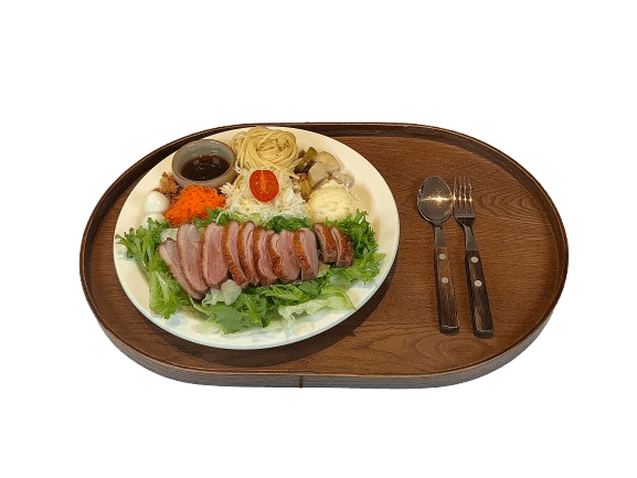 수비드 오리가슴살 스테이크 샐러드 - duck