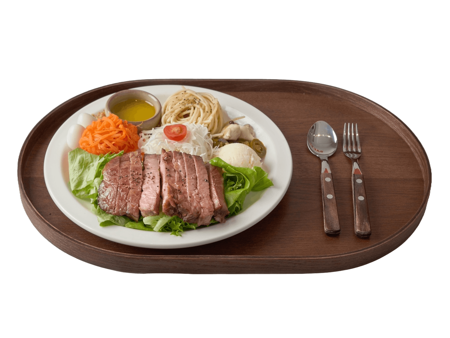 수비드 목살 스테이크 샐러드 - pork neck