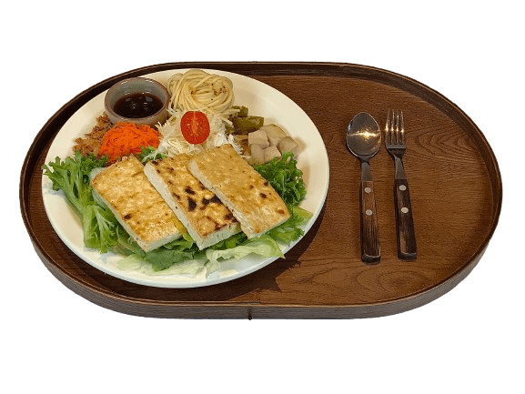 두부 스테이크 샐러드 - tofu